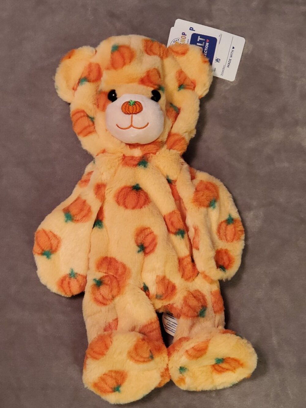 Build A Bear Exclusive Vault 2026 Halloween UNSTUFFED Pumpkin Pal Teddy NEW